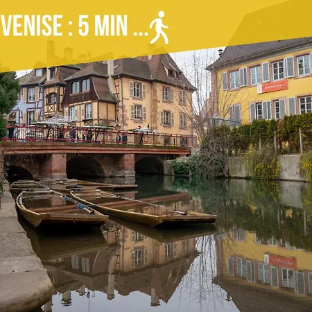 홈스테이 Le Bretzel Petite Venise Vieille Center Wi-fi 콜마
